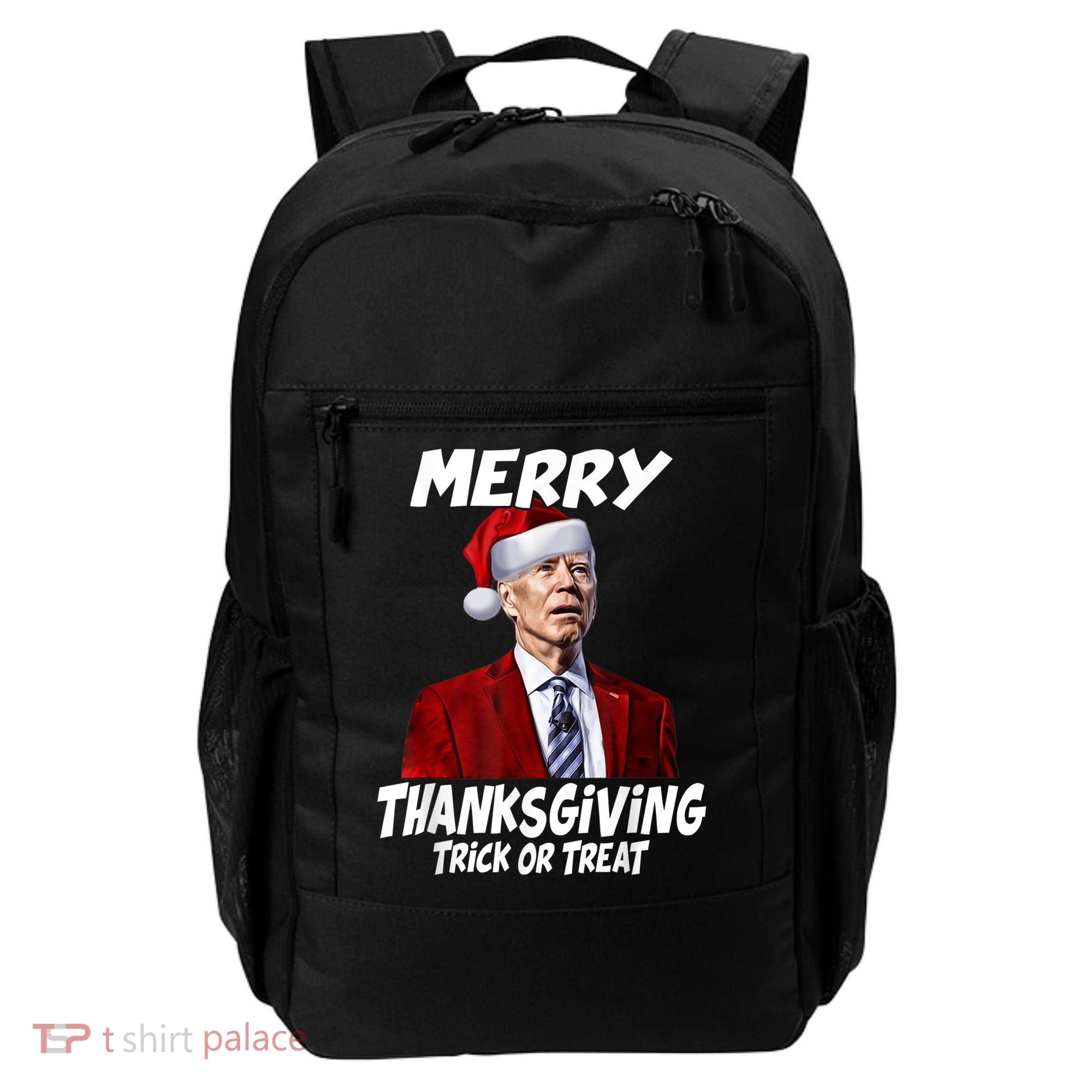 Funny Joe Biden Merry Thanksgiving Trick Or Treat Backpack