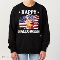 Funny Joe Biden 4th Of July Happy Halloween Women's Sweatshirt thumb 0