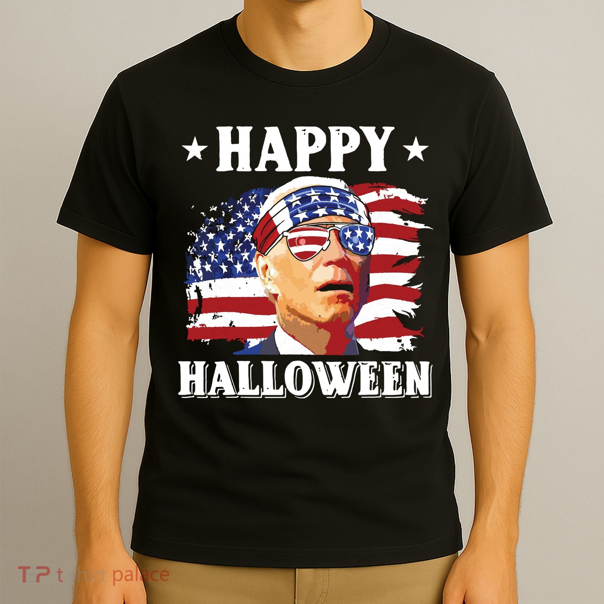 Funny Joe Biden 4th Of July Happy Halloween T-Shirt