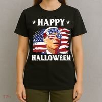 Funny Joe Biden 4th Of July Happy Halloween T-Shirt thumb 4