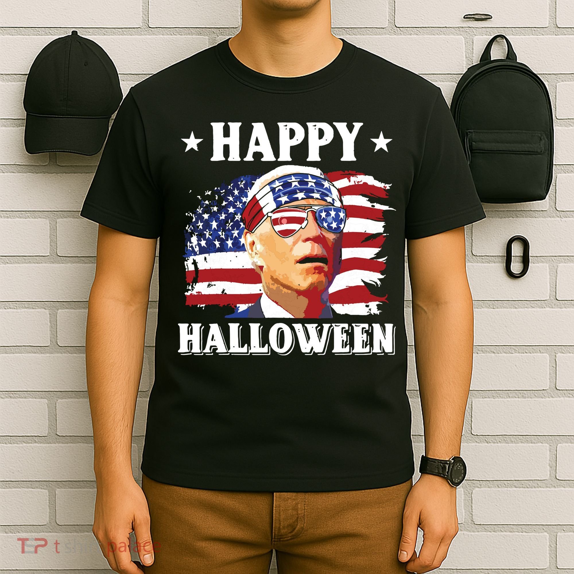 Funny Joe Biden 4th Of July Happy Halloween T-Shirt