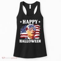 Funny Joe Biden 4th Of July Happy Halloween Women's Tank Top thumb 0
