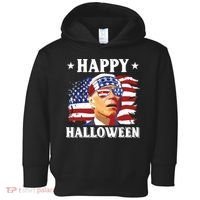 Funny Joe Biden 4th Of July Happy Halloween Toddler Hoodie thumb 0