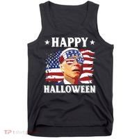 Funny Joe Biden 4th Of July Happy Halloween Tank Top thumb 0