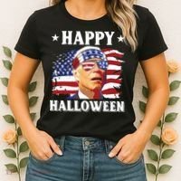 Funny Joe Biden 4th Of July Happy Halloween Women's T-Shirt thumb 2