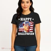 Funny Joe Biden 4th Of July Happy Halloween Women's T-Shirt thumb 4