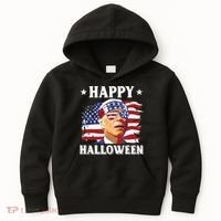 Funny Joe Biden 4th Of July Happy Halloween Kids Hoodie thumb 0