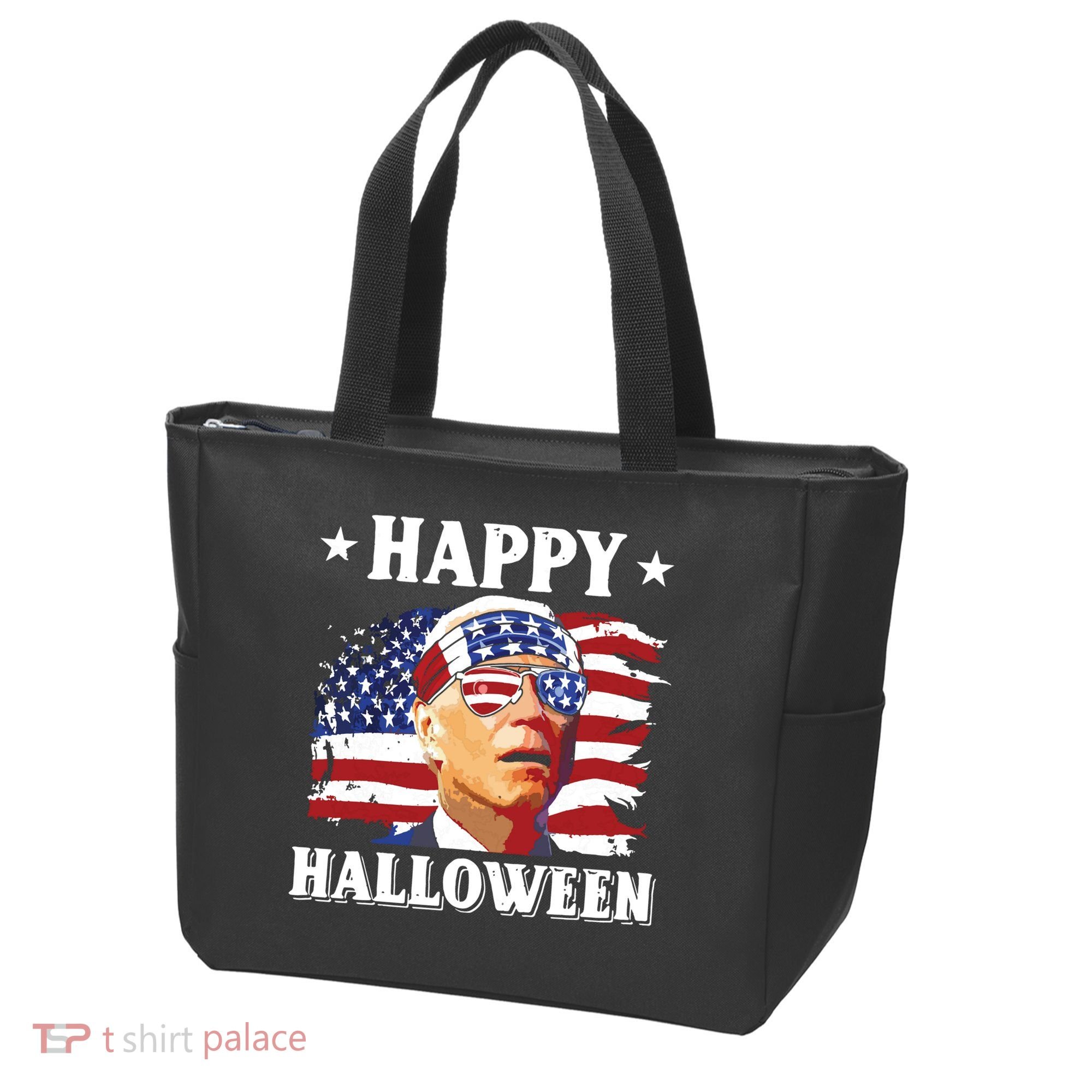 Funny Joe Biden 4th Of July Happy Halloween Tote Bag