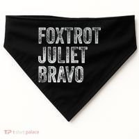 Foxtrot Juliet Bravo USA-Made Doggie Bandana thumb 0