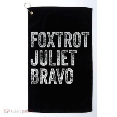 Foxtrot Juliet Bravo Golf Towel