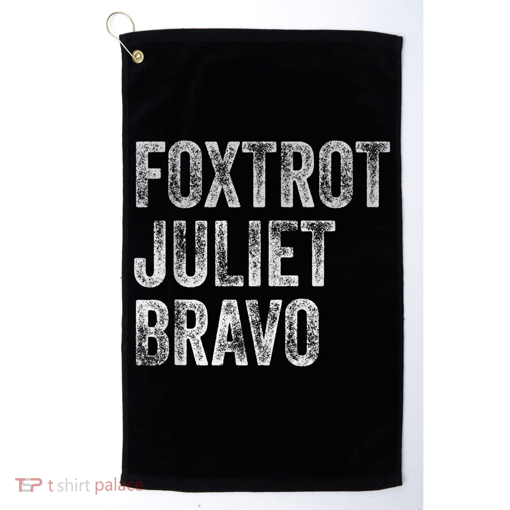 Foxtrot Juliet Bravo Golf Towel