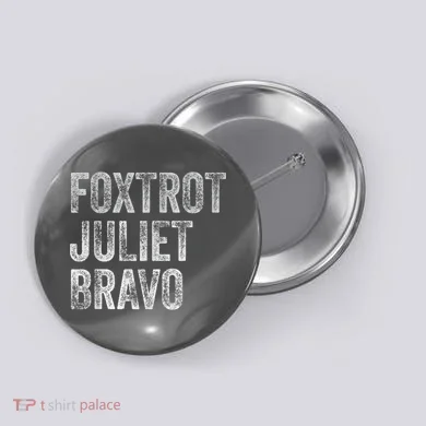 Foxtrot Juliet Bravo Button