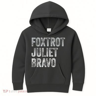 Foxtrot Juliet Bravo Kids Hoodie