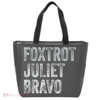Foxtrot Juliet Bravo Tote Bag thumb 0