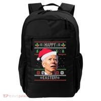 Funny Joe Biden Happy Easter Ugly Christmas Backpack thumb 0