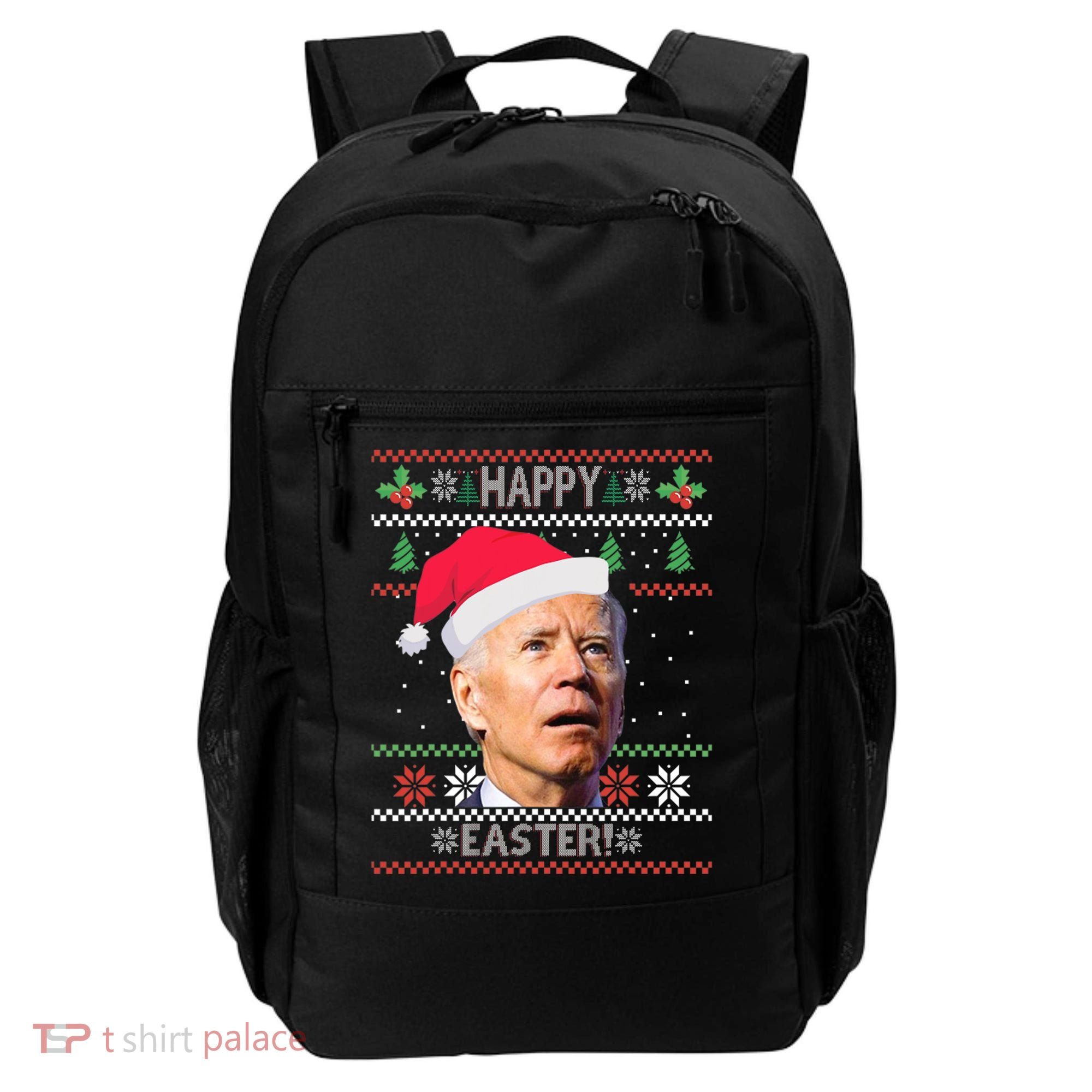 Funny Joe Biden Happy Easter Ugly Christmas Backpack