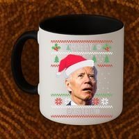 Funny Joe Biden Happy Easter Ugly Christmas Coffee Mug thumb 2