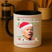 Funny Joe Biden Happy Easter Ugly Christmas Coffee Mug thumb 4