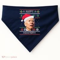 Funny Joe Biden Happy Easter Ugly Christmas USA-Made Doggie Bandana thumb 0