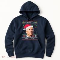 Funny Joe Biden Happy Easter Ugly Christmas Hoodie thumb 0