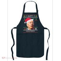 Funny Joe Biden Happy Easter Ugly Christmas Apron thumb 0