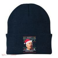 Funny Joe Biden Happy Easter Ugly Christmas Beanie thumb 0