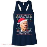 Funny Joe Biden Happy Easter Ugly Christmas Women's Tank Top thumb 0