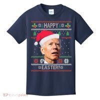 Funny Joe Biden Happy Easter Ugly Christmas Kids T-Shirt thumb 0