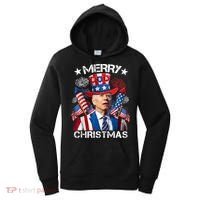 Funny Joe Biden 4th Of July Merry Christmas Firework USA Women's Hoodie thumb 0