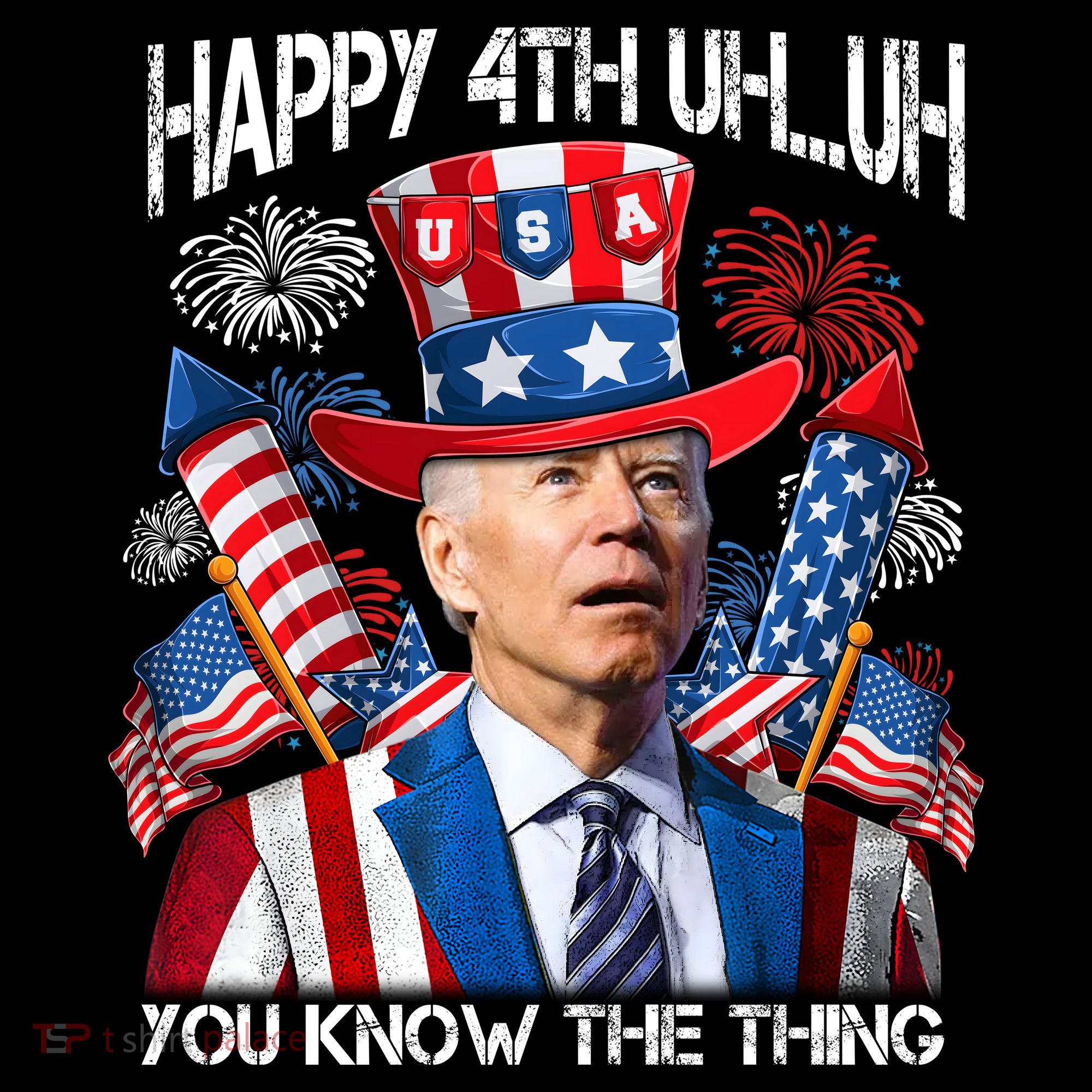 Funny Joe Biden 4th Of July Happy 4th Uh You Know The Thing  Coffee Mug