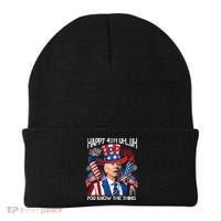Funny Joe Biden 4th Of July Happy 4th Uh You Know The Thing  Beanie thumb 0