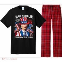 Funny Joe Biden 4th Of July Happy 4th Uh You Know The Thing  Pajama Set thumb 0