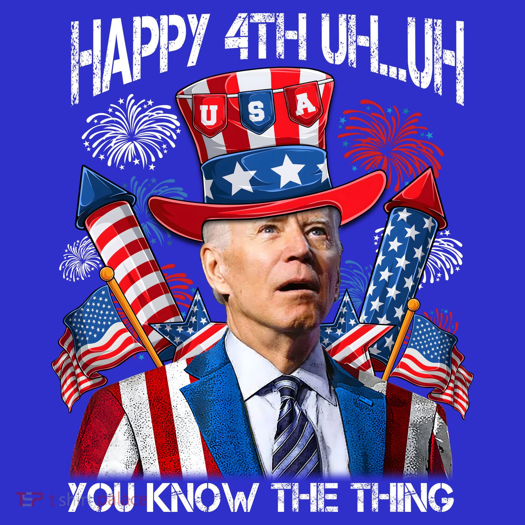 Funny Joe Biden 4th Of July Happy 4th Uh You Know The Thing  T-Shirt