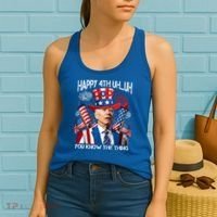Funny Joe Biden 4th Of July Happy 4th Uh You Know The Thing  Women's Tank Top thumb 2