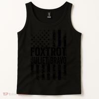 Foxtrot Juliet Bravo Lets Go Brandon Fjb Anti Biden Tank Top thumb 2