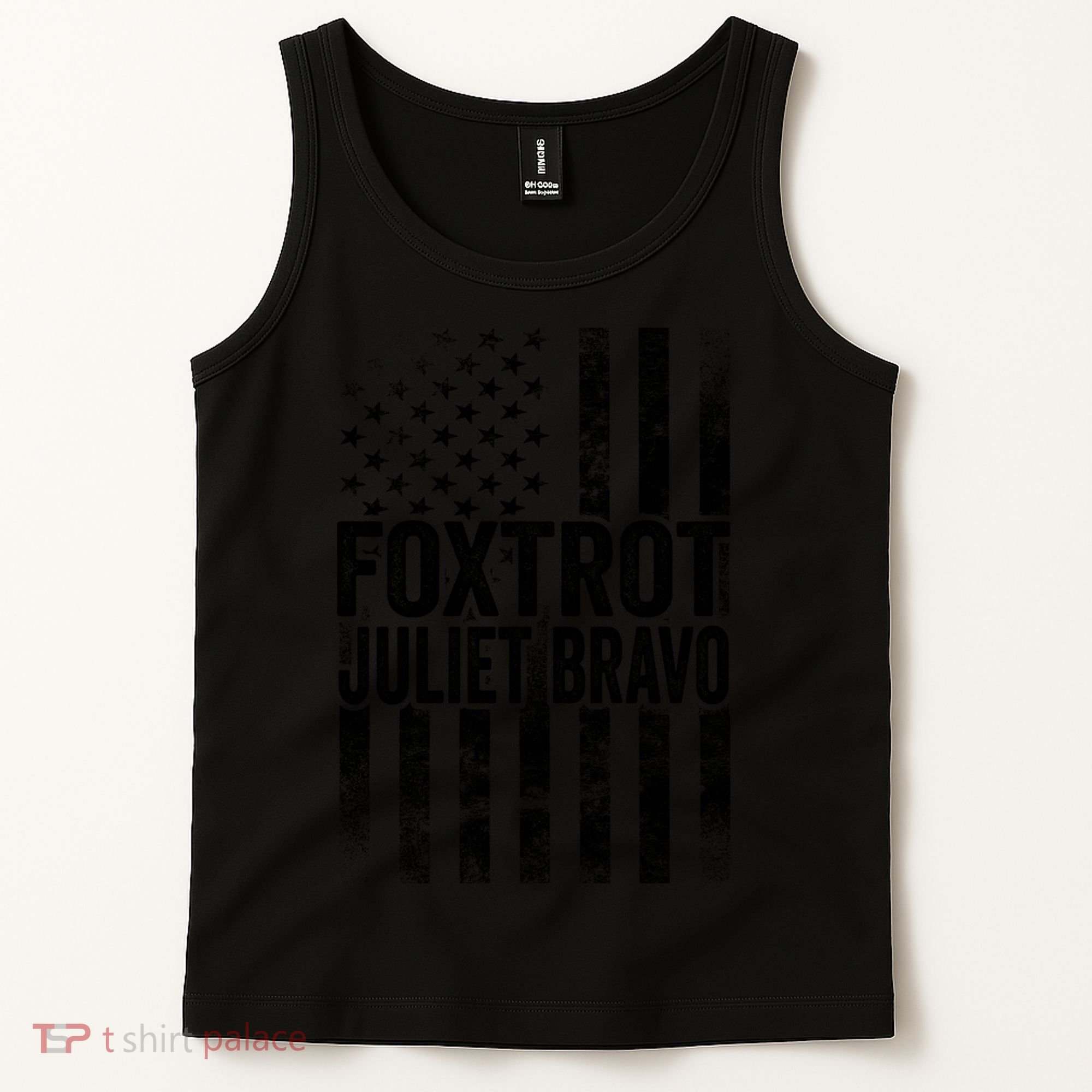 Foxtrot Juliet Bravo Lets Go Brandon Fjb Anti Biden Tank Top