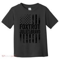 Foxtrot Juliet Bravo Lets Go Brandon Fjb Anti Biden Toddler T-Shirt thumb 0