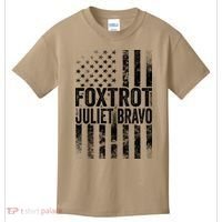 Foxtrot Juliet Bravo Lets Go Brandon Fjb Anti Biden Kids T-Shirt thumb 0