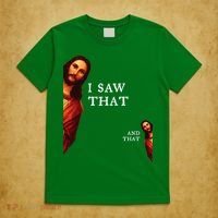 Funny Jesus Bible Best Joke Quote I Saw That And That T-Shirt thumb 5