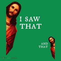 Funny Jesus Bible Best Joke Quote I Saw That And That Toddler Hoodie thumb 2