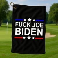 F*ucK Joe Biden Golf Towel thumb 1
