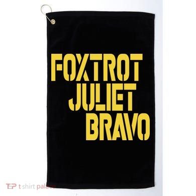 Foxtrot Juliet Bravo Golf Towel