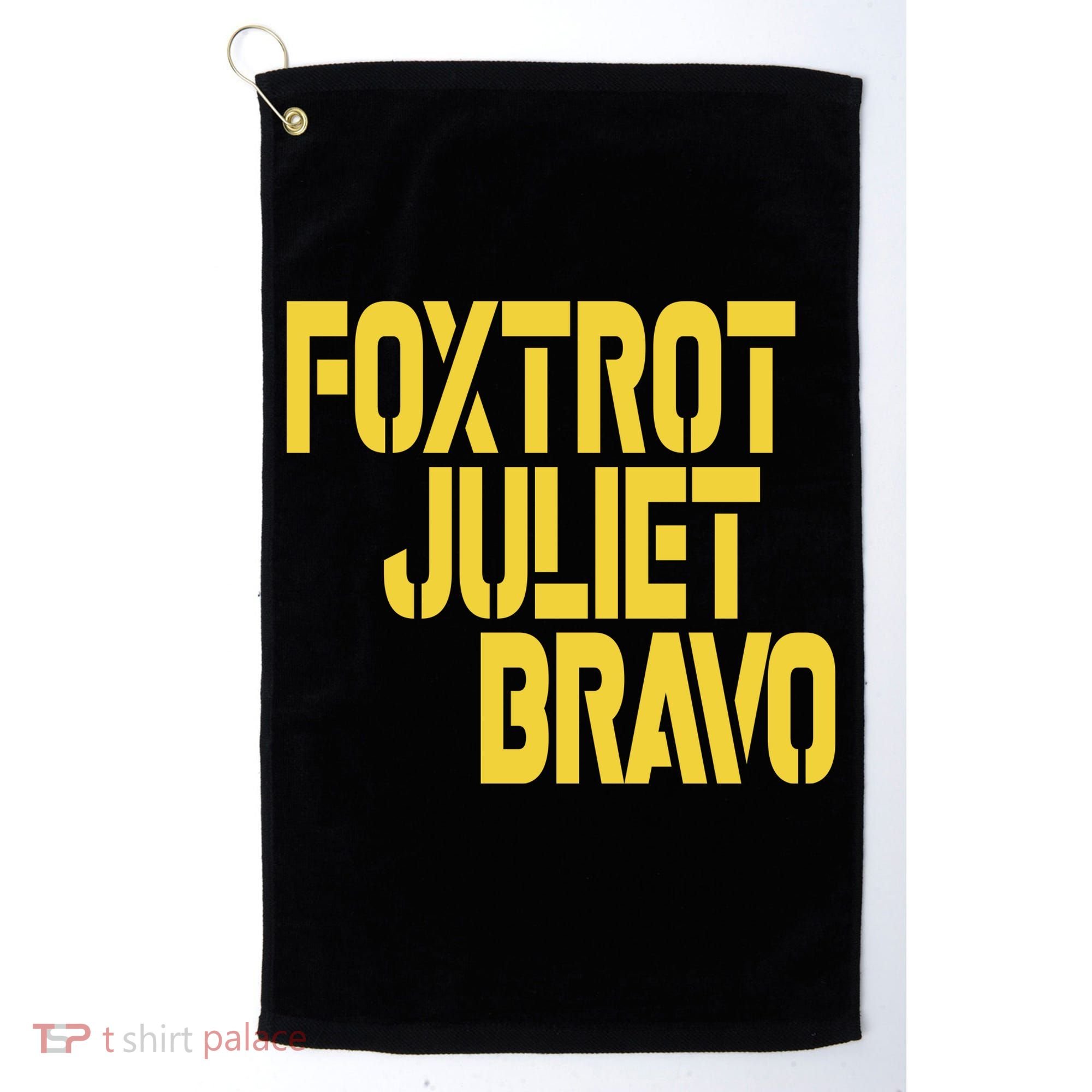 Foxtrot Juliet Bravo Golf Towel