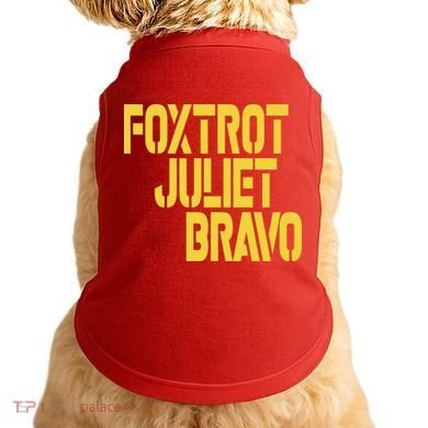 Foxtrot Juliet Bravo Doggie Tank