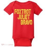 Foxtrot Juliet Bravo Baby Bodysuit thumb 0