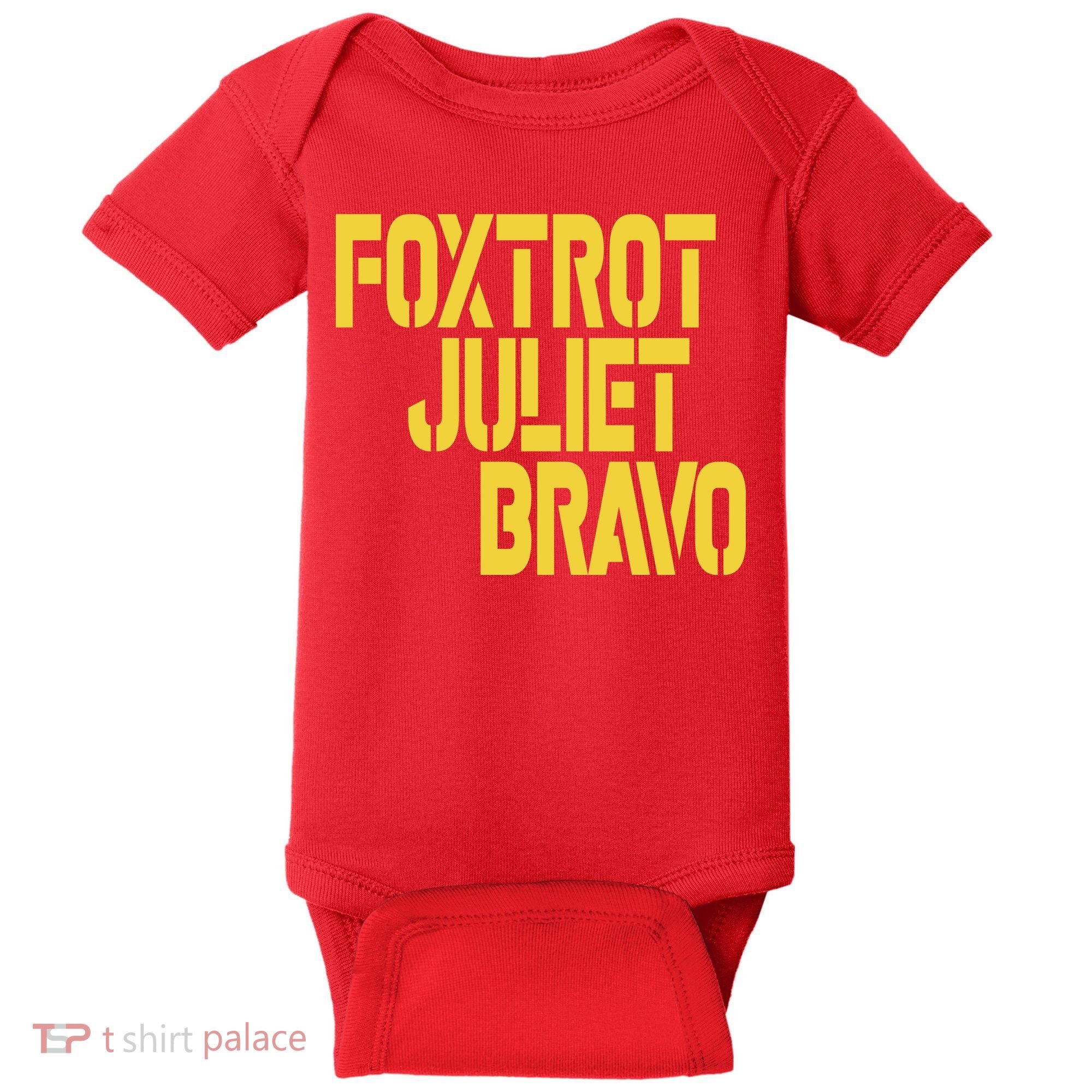 Foxtrot Juliet Bravo Baby Bodysuit