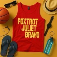 Foxtrot Juliet Bravo Tank Top thumb 4