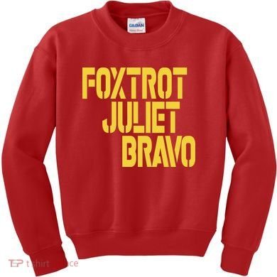 Foxtrot Juliet Bravo Kids Sweatshirt