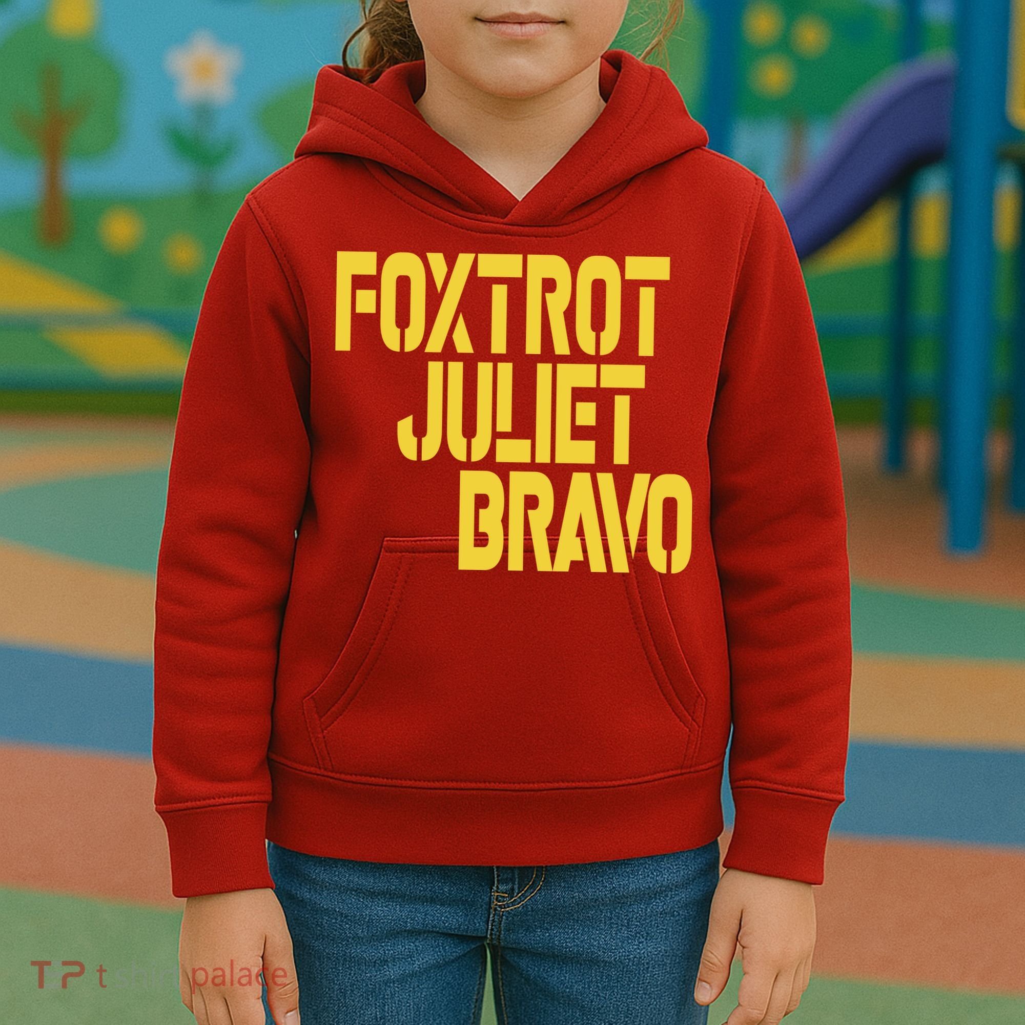 Foxtrot Juliet Bravo Kids Hoodie