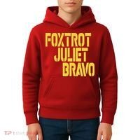 Foxtrot Juliet Bravo Kids Hoodie thumb 4